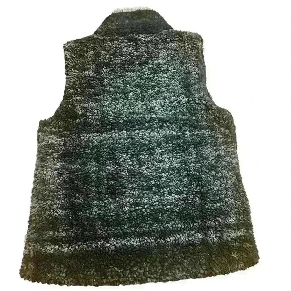 Simply Southern Black Full Zip Sherpa Fleece Vest Women’s Size Large Outdoor - Picture 2 of 6